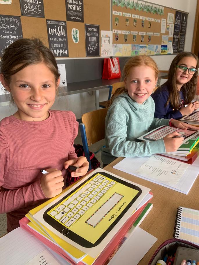 Englisch lernen in der 1b Klasse